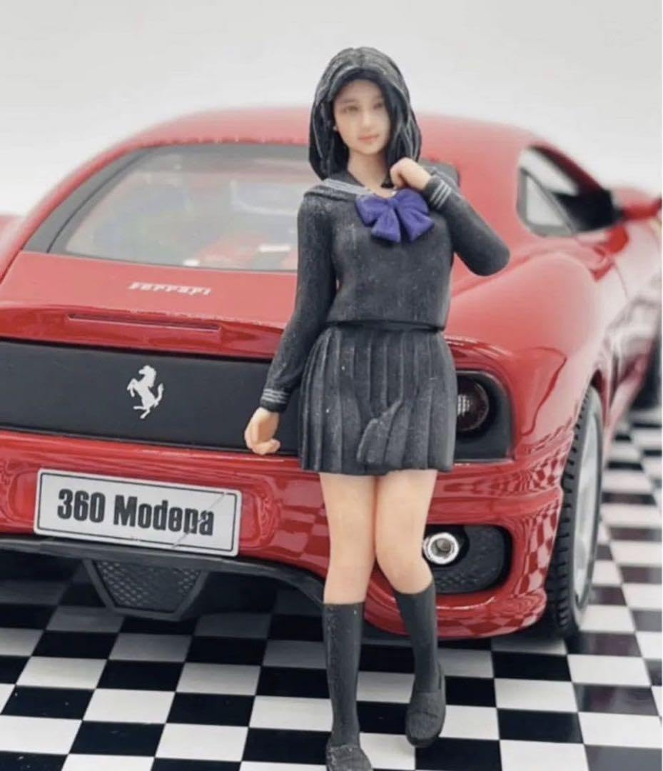 Amazon.co.jp: 124jk1女子高生フィギュア完成品164より大