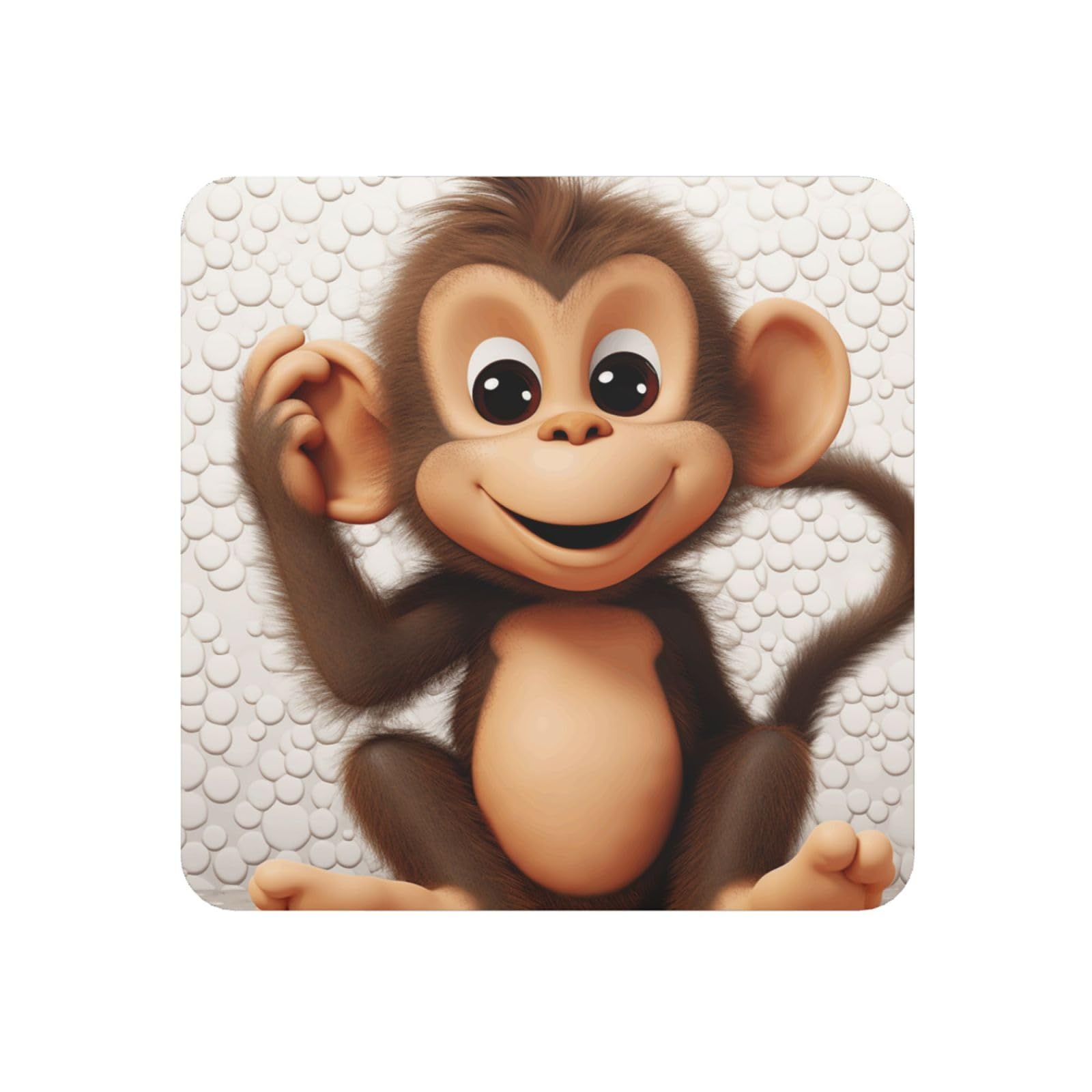 Fridge Magnet Small Strong Refrigerator Magnets Sticker Cute Monkey Decorative Magnet for Fridge Cute Fridge Sticker Funny Whiteboard Magnets for Map Locker Kitchen Office