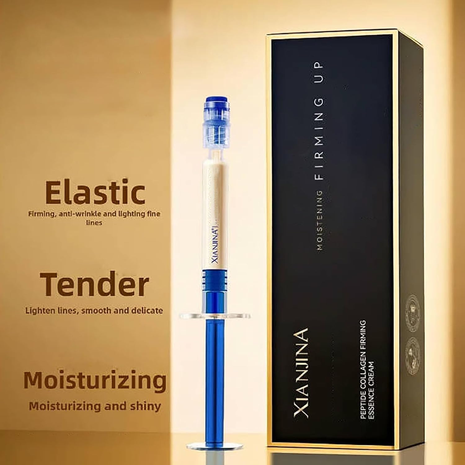 XIANJINA Micro-Molecular Collagen Anti-Wrinkle Lotion, 1/2/3/5PCS Asapproval Micro-Molecular Collagen Anti-Wrinkle Lotion, Polypeptide Collagen Elastic Essence Cream for Face Skin (5PCS)