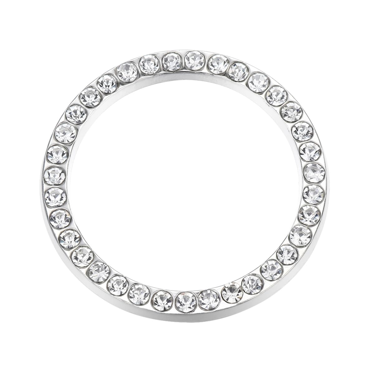 – WINOMO Bling Car Engine Start Stop Decoration Ring, Crystal Rhinestone Auto Push Start Button Ignition Ring Sticker Crystal Double Rhinestone Car Engine Stop, Bling Interior Accessories