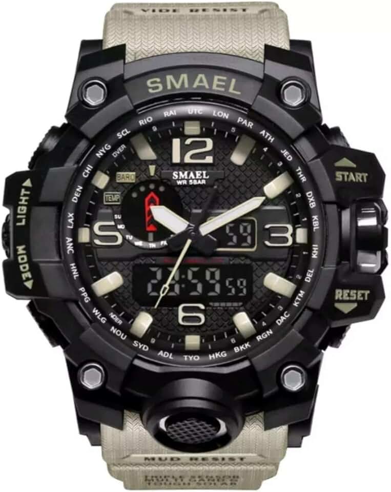 Relógio Masculino Militar G-shock Smael 1545 Prova D'água