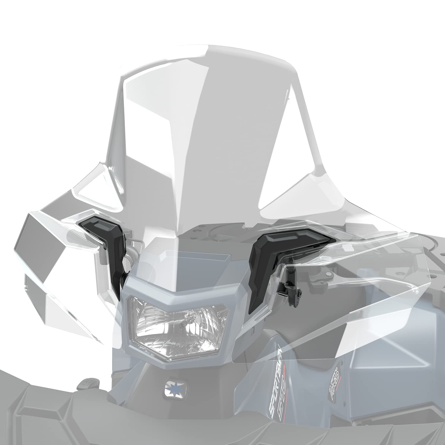 Amazon.com: Polaris ATV Lock & Ride Windshield for RideCommand