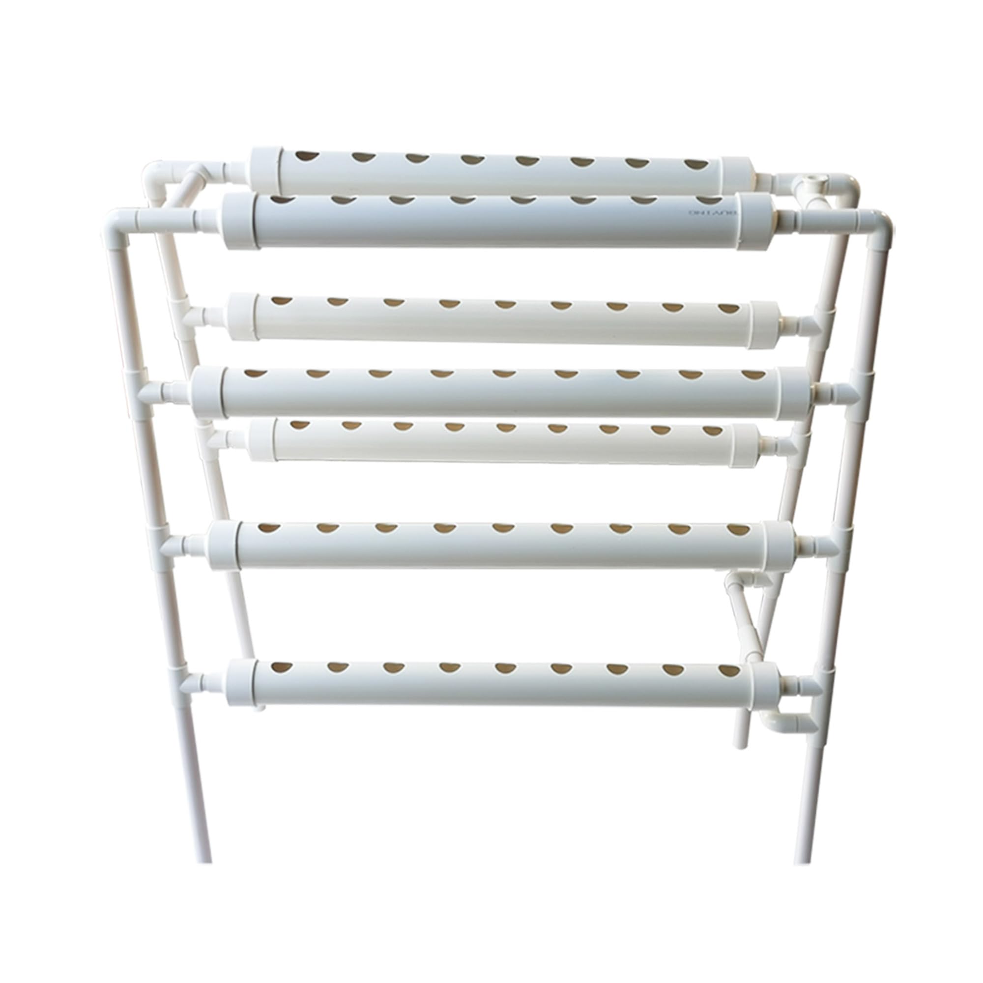 Sistema de cultivo hidropónico de 70 plantas Sistema de cultivo hidropónico en maceta Trapezoidal de 8 tubos con bomba de agua de 110 V, esponja de plantación y manguera para cultivo de vegetales