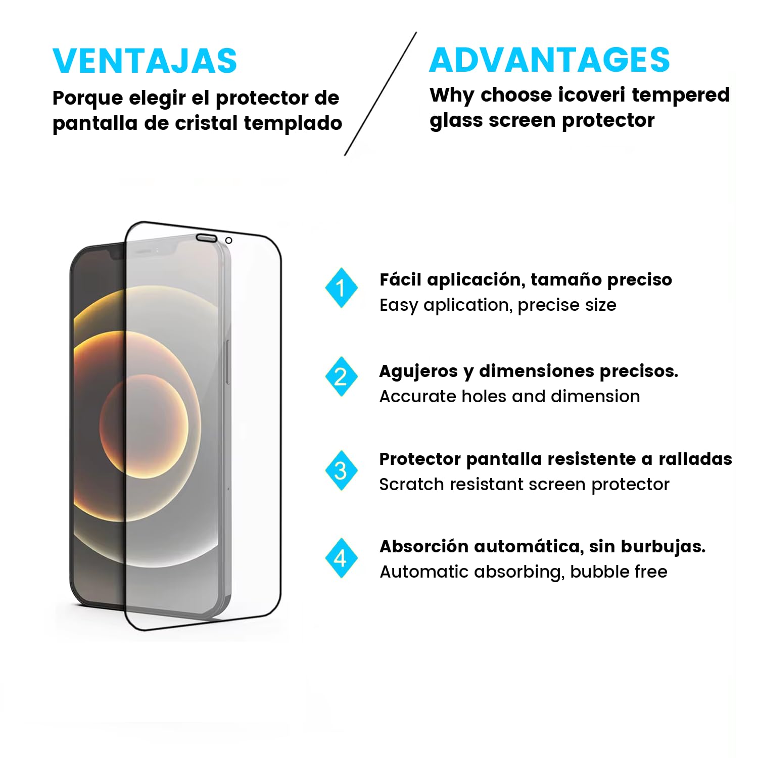 SLABO 4 Pellicole Protettive Per Display | Compatibili Con IPhone 13, 13 Pro, 14 | Crystal Clear Anti-graffio | Made In Germany