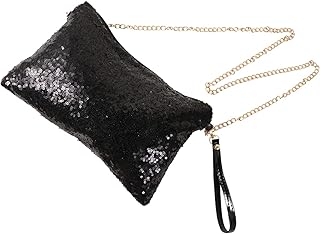 Bolsa tiracolo bolsa de mão com lantejoulas bolsa de ombro preta bolsas de mão para mulheres festa de aniversário bolsa de mão de casamento bolsa de mão brilhante carteira feminina bolsas femininas, Preto