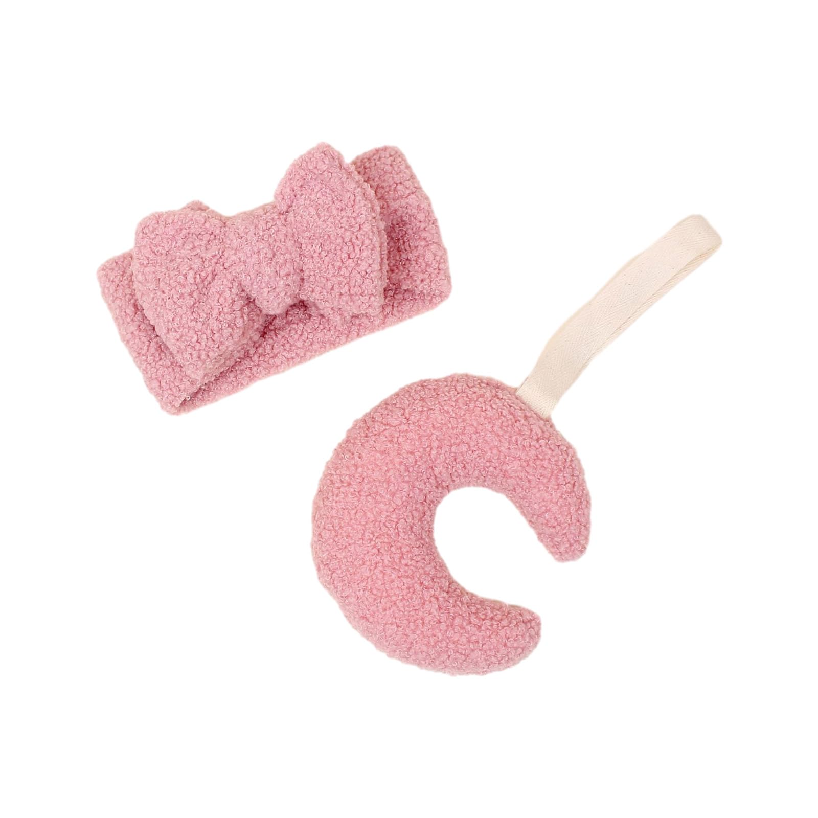 Amazon | かわいいヘッドバンド & ムーンおしゃぶりクリップセット 