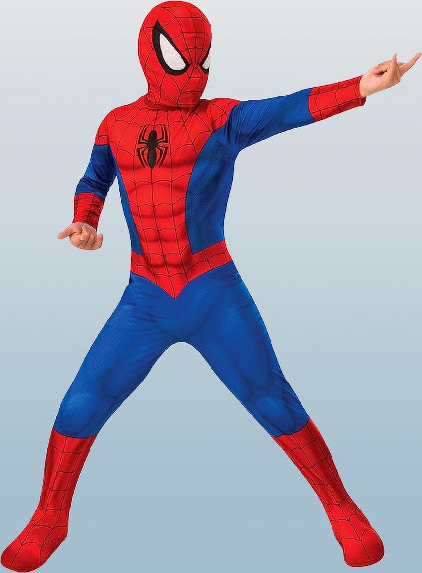 ULTIMATE LOOKS Hosiery Fabric Spiderman Avenger Superhero Costume For Kids Halloween Dress Fancydress Birthday Gift | Cosplay Bodysuit For Boys And Girls (4-5 Years), Spider Muscle A,Multicolor (B0CT5GDWK1) Amazon Price History, Amazon Price Tracker