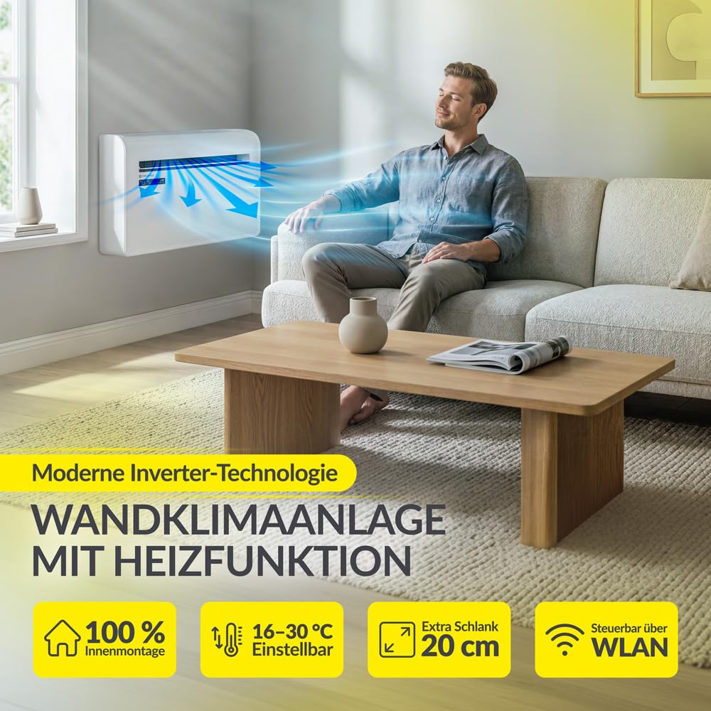 TROTEC PAC-W 2650 SH Wandklimaanlage ohne Außengerät