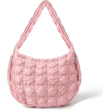Quilted Crossbody Bags for Women Puffer Tote Bag, Puffy Hobo Bag Carryall Bubble Handbags Large Purse