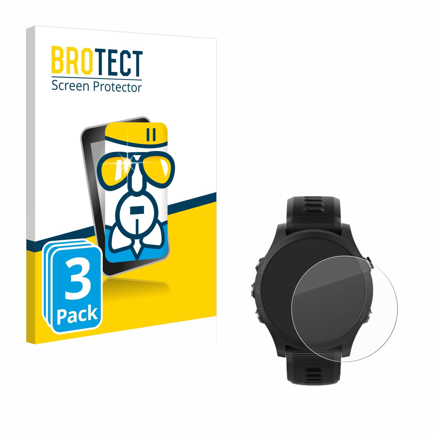 Protection Écran Verre Treppé Pour Garmin Forerunner 935 - 9H, Anti-Rayures, Anti-Empreintes