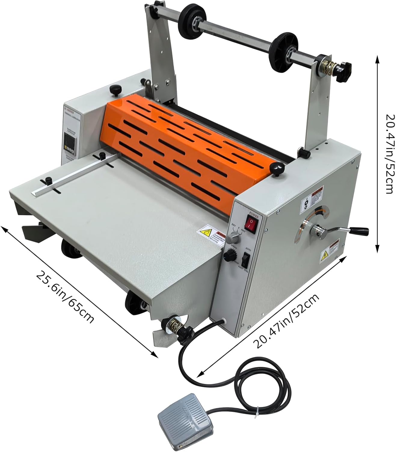 TECHTONGDA 16.5'' Thermal Roll Laminator with Single & Doube Side Laminating 110V Hot Cold Roll Laminator 5m/min Speed, Electric Laminating Machine for School Office