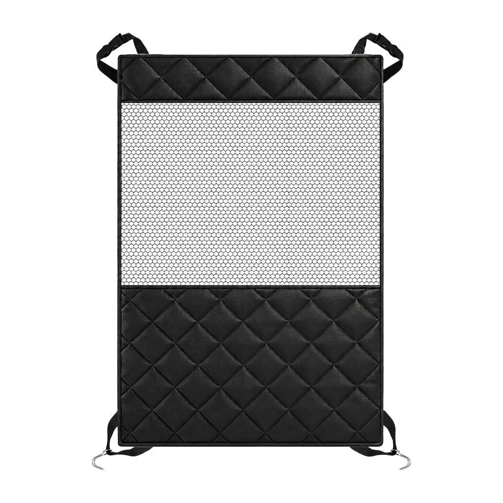 STHIRA® Dog Car Barrier Mesh Pet Safety Partition | Pet Safety Partition, Universal Vehicle Backseat Separator Dog Car Barrier for Traveling-image-29