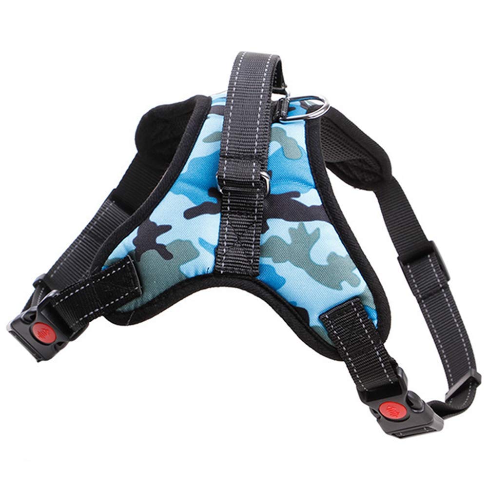 TELEYI Nylon Heavy Duty Dog Pet Harness Collar Adjustable Padded Extra Big Large Medium Small Dog Harnesses Vest Dogs Supplies