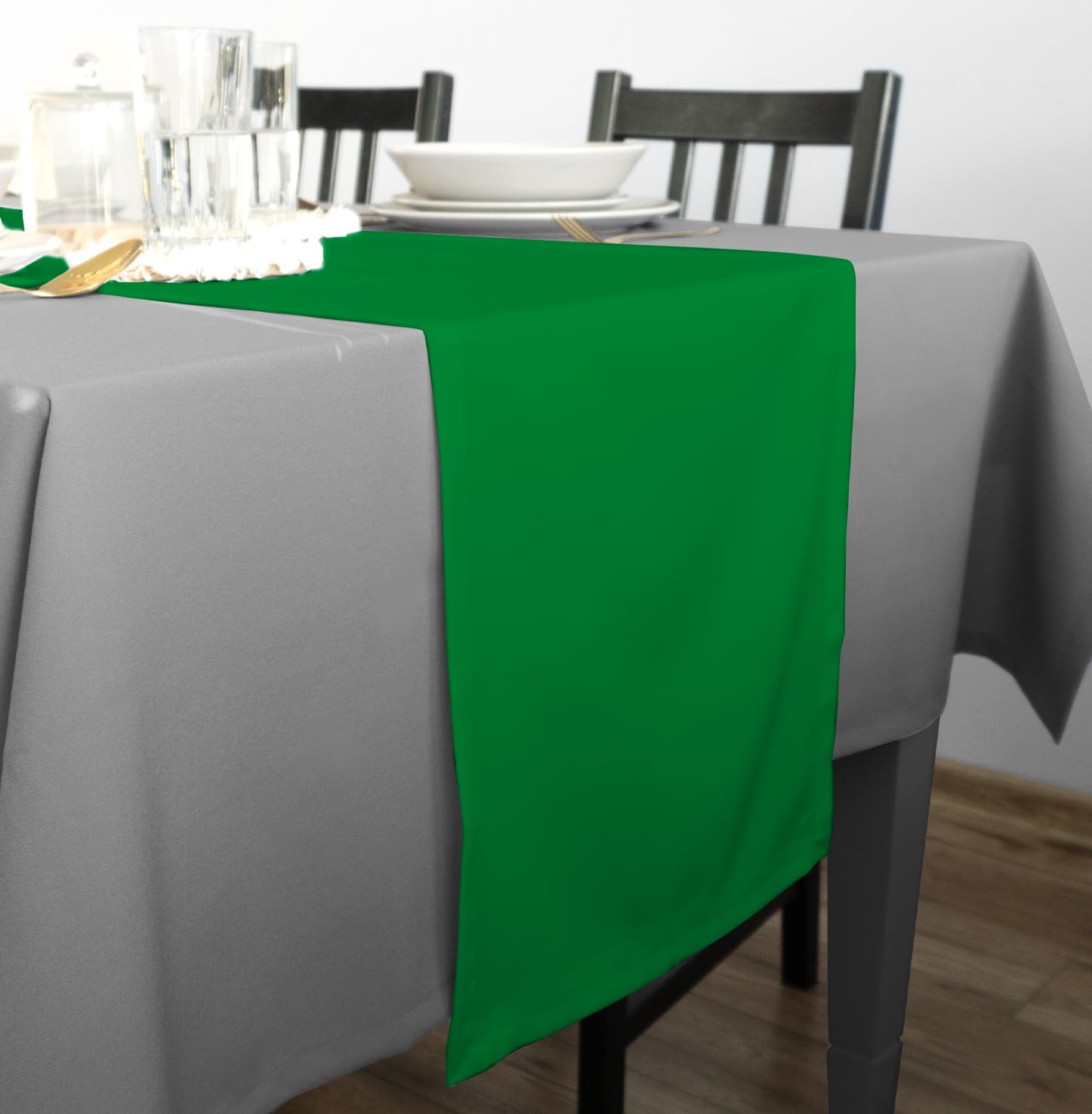 Tischläufer Uni-Farben – 40x180 Cm, Polyester, Pflegeleicht, 21 Farben Wählbar