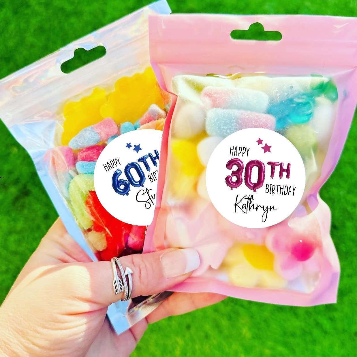 Personalised Pre Filled 30th, 40th, 50th Birthday Party Sweet Bags