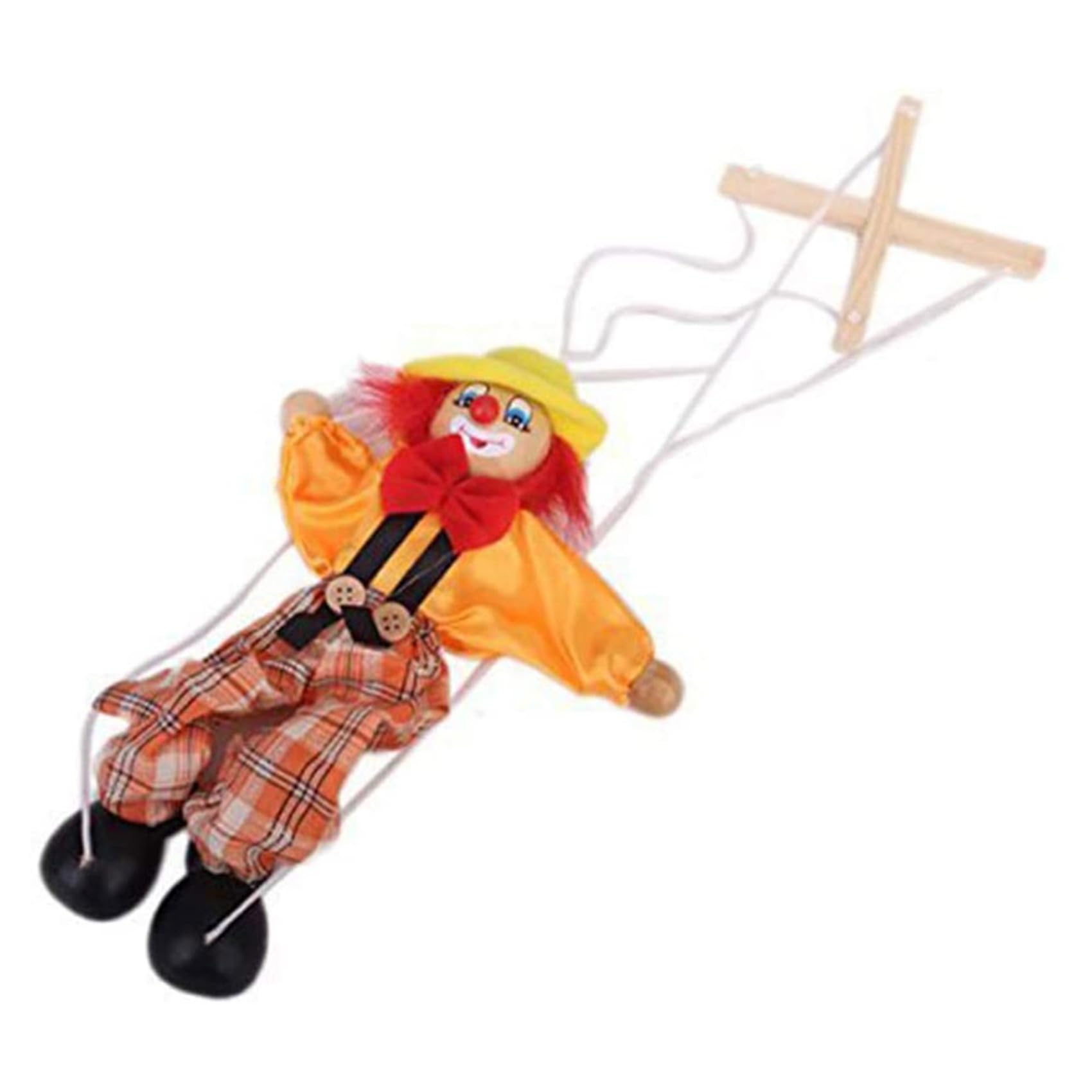 Paquete de 12 Juguetes de Marionetas de Payaso, Juguetes Creativos de Marionetas de Cuerda para Niños, Juguetes Interactivos para Padres e Hijos, Niños