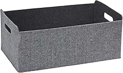 SiaBiced Cesto de Feltro para Guardar Roupas, Brinquedos, Roupas Sujas, Cobertores, Etc.