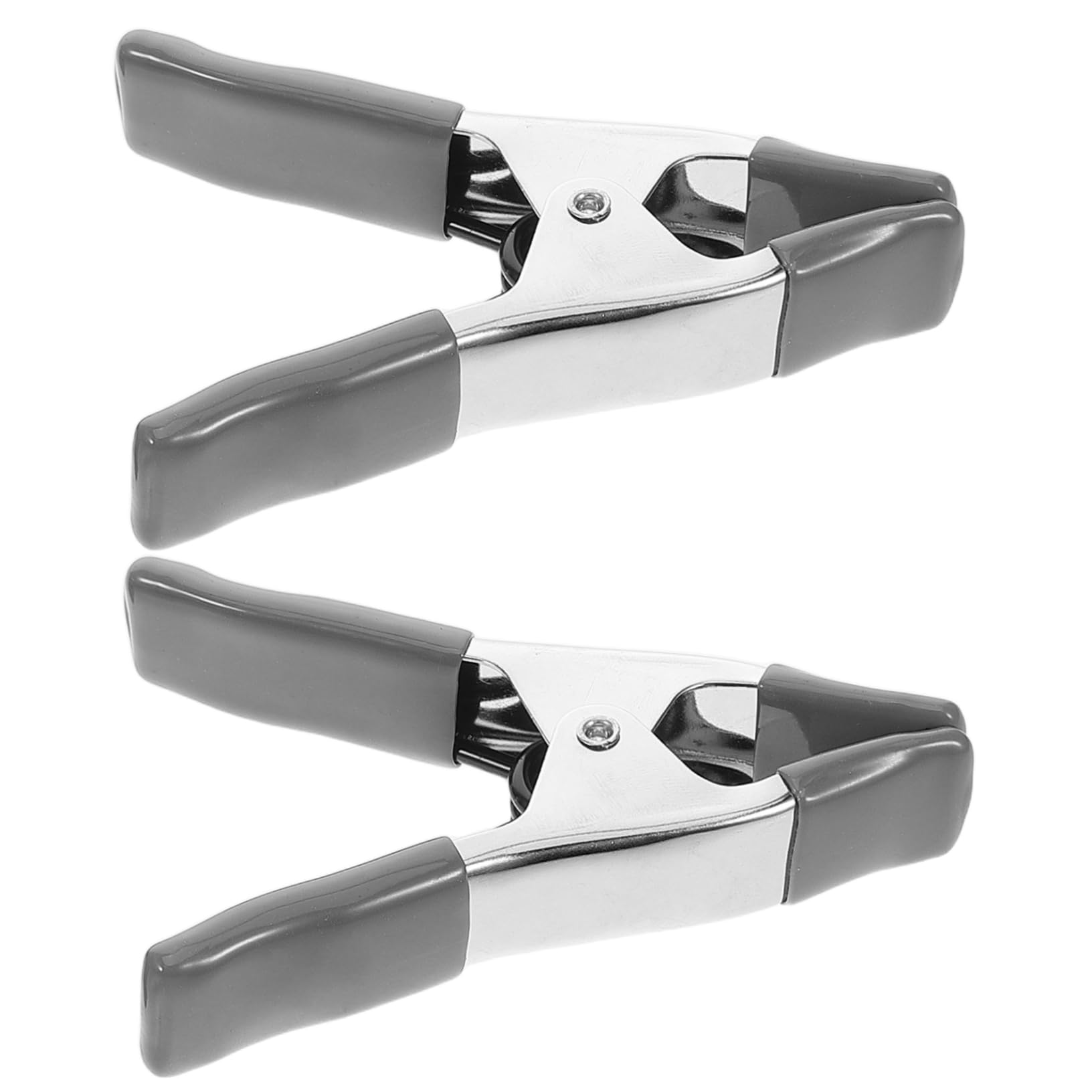 DECOMELODY 2Pcs Heavy Duty Metal Spring Clamps for Tent Stability Outdoor Photography Backdrop Fixing Clips for Woodworking and Camping Tasks Weatherproof Design for Secure Use