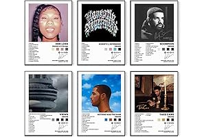 DIDIDO Drake Album Cover Signed Limited Poster Print Rapper Music Posters Canvas...
