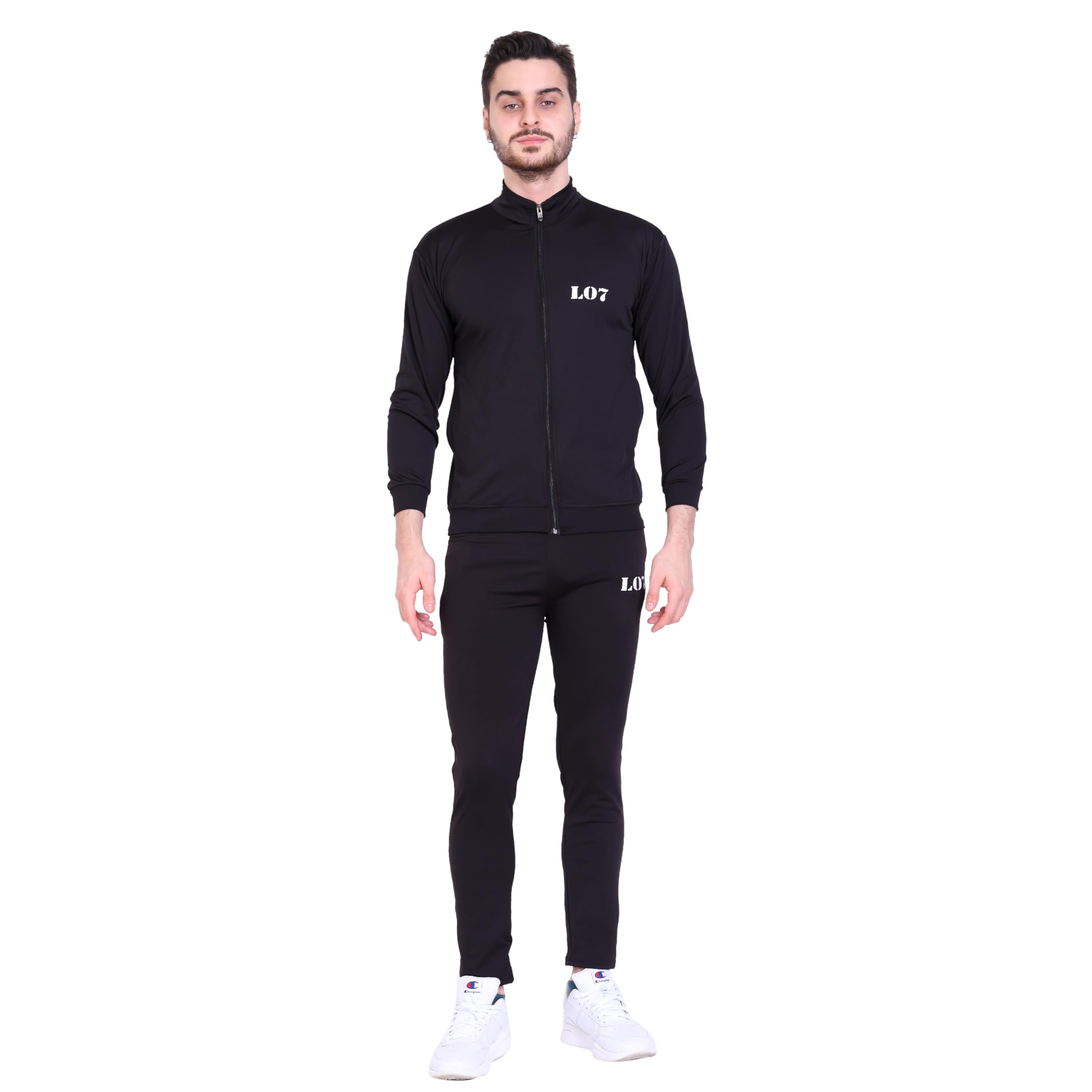 Buy SDGP Men's Winter Zipper Sports Four Way Nylon Lycra Track