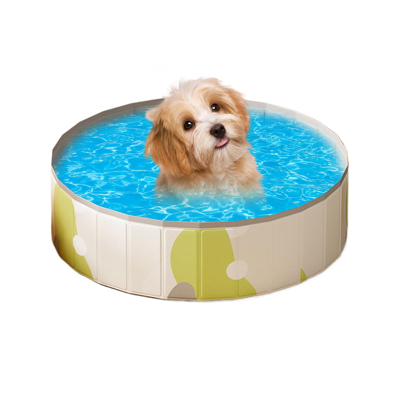 Piscine Pliable pour Chien Bassin Rabattable Portable pour Chiot