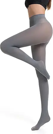 Frola Semi Opaque Tights for Women 40 Denier Matte Solid Color Pantyhose