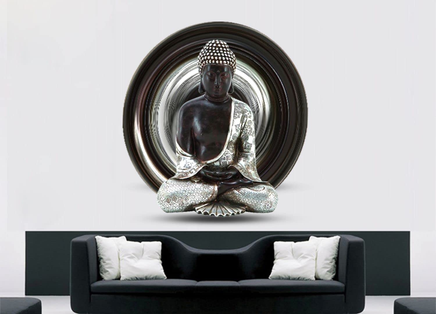 Design Zoo Buddha Deva Wall Sticker (Size :- 61 X 61 cm)