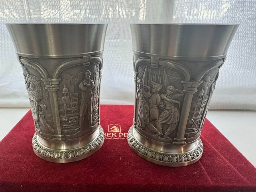 Amazon | TUMASEK PEWTER 97%錫製ペアタンブラー2個セット 品 | ノー