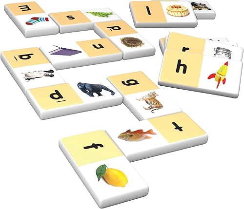 Miniatura 3 de Junior Learning Beginning Sound Dominoes Juegos de acción educativos, Multi (JL492) durante 48 meses a 96 meses