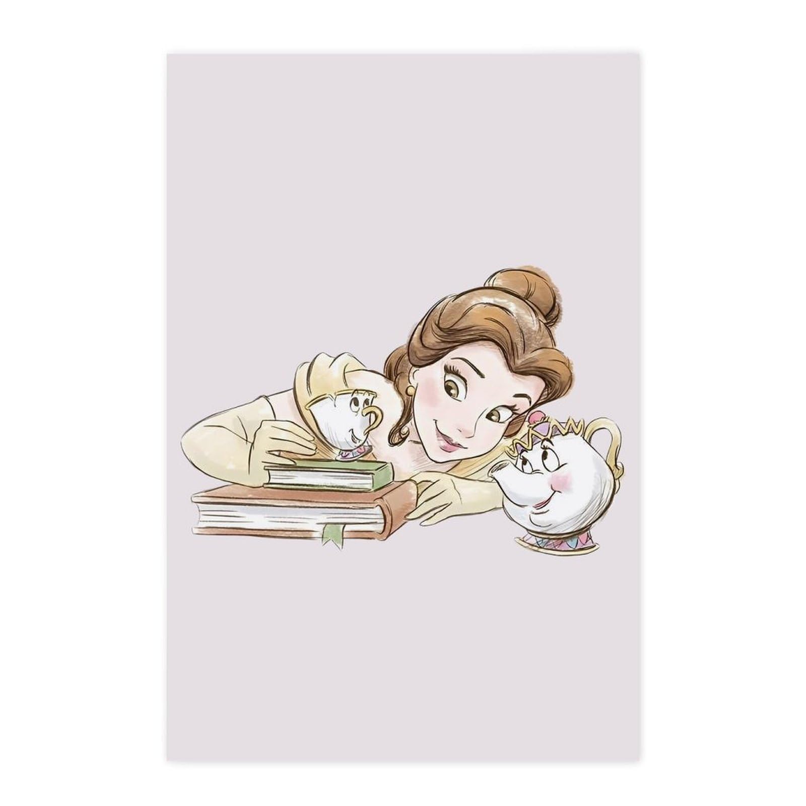 Amazon.co.jp: 美女と野獣 ベル ポスター 絵画 インテリア 壁紙用 壁紙