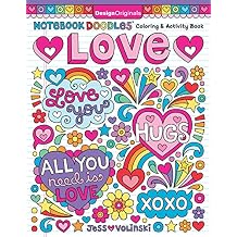 Notebook Doodles Love Coloring & Activity Book Design Originals 32 Sweet Designs with Hearts, Rainbows, Quotes, and More, on Thick Perforated Paper - Beginner-Friendly, Uplifting Art Activities Paperback Coloring Book, February 1, 2022