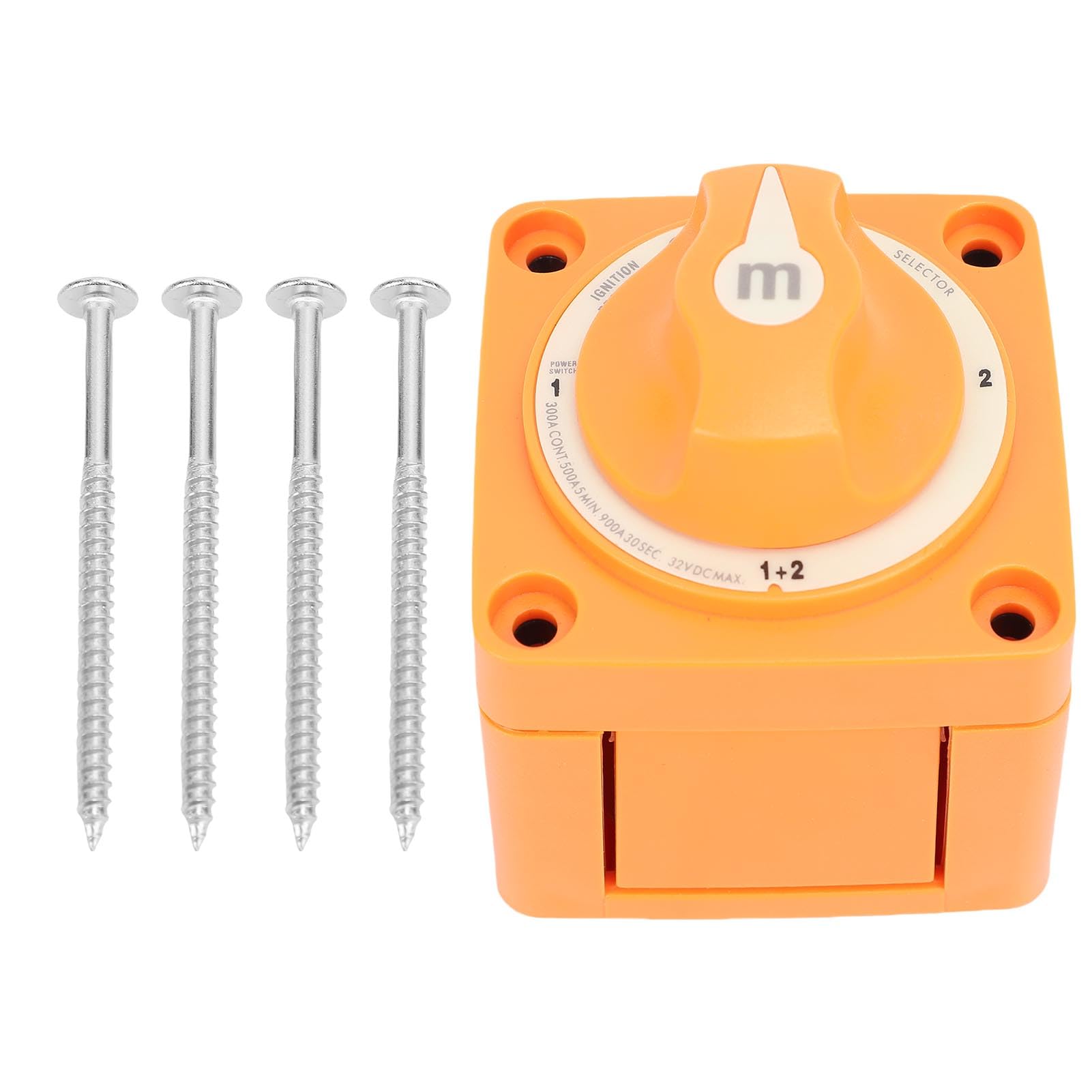 RV Battery Cut Off Switch Water Proof 300A Marine Boat Battery Disconnect Switch Master Isolator