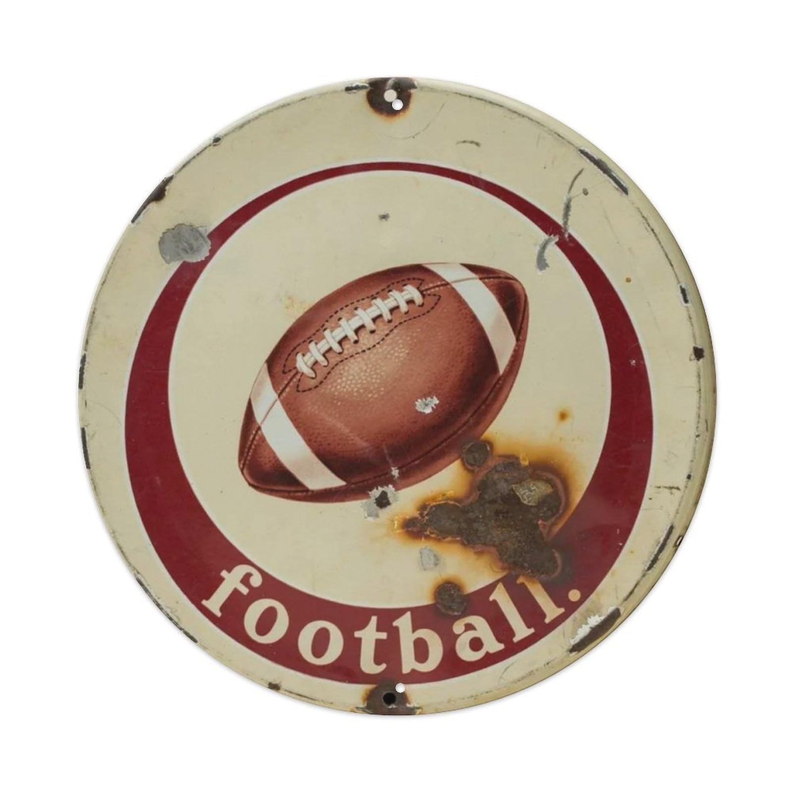 Football Metal Tin Sign Plaque