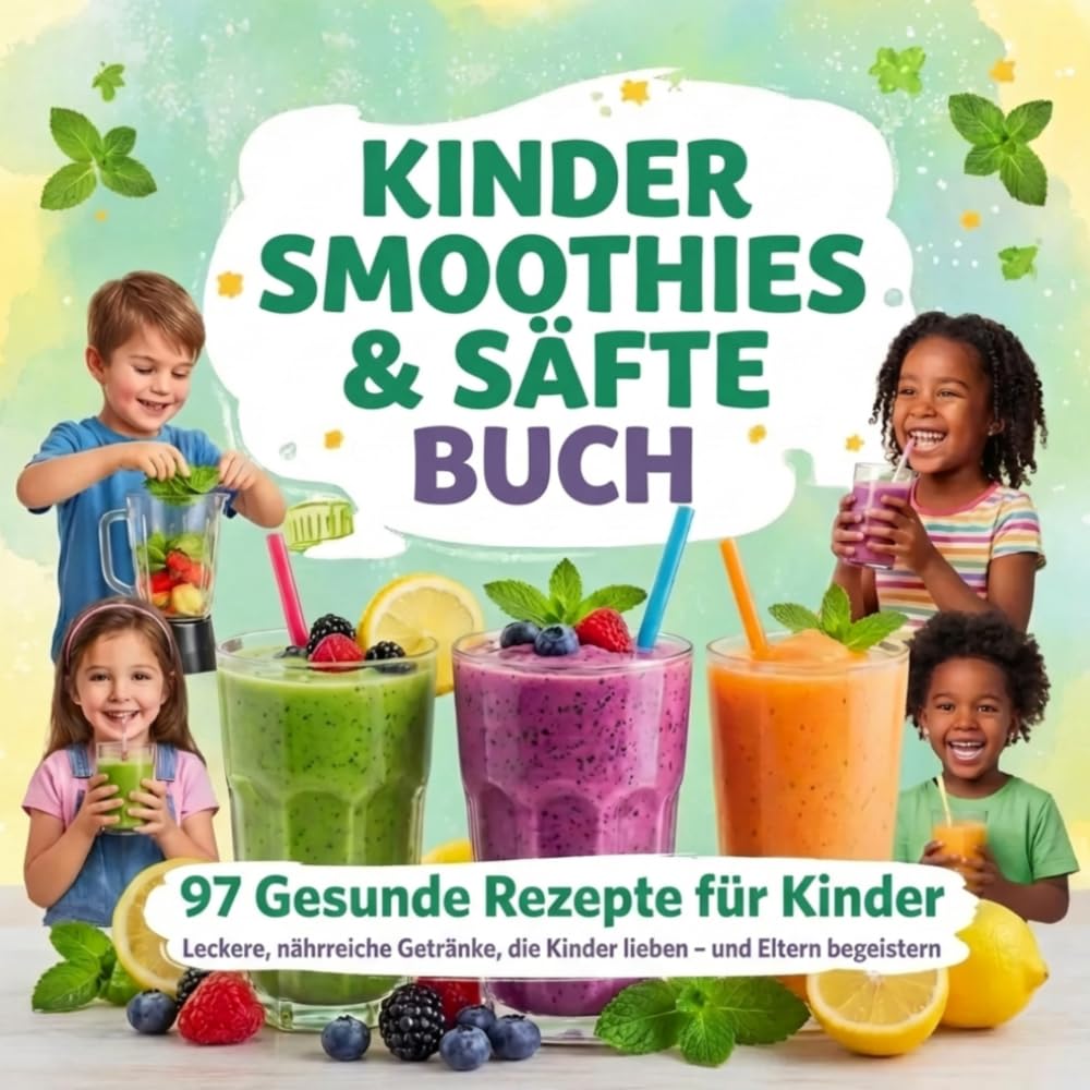 Kinder Smoothies & Säfte: Gesunde Rezepte für Kinder für mehr Energie, starke Abwehrkräfte und eine gesunde Entwicklung