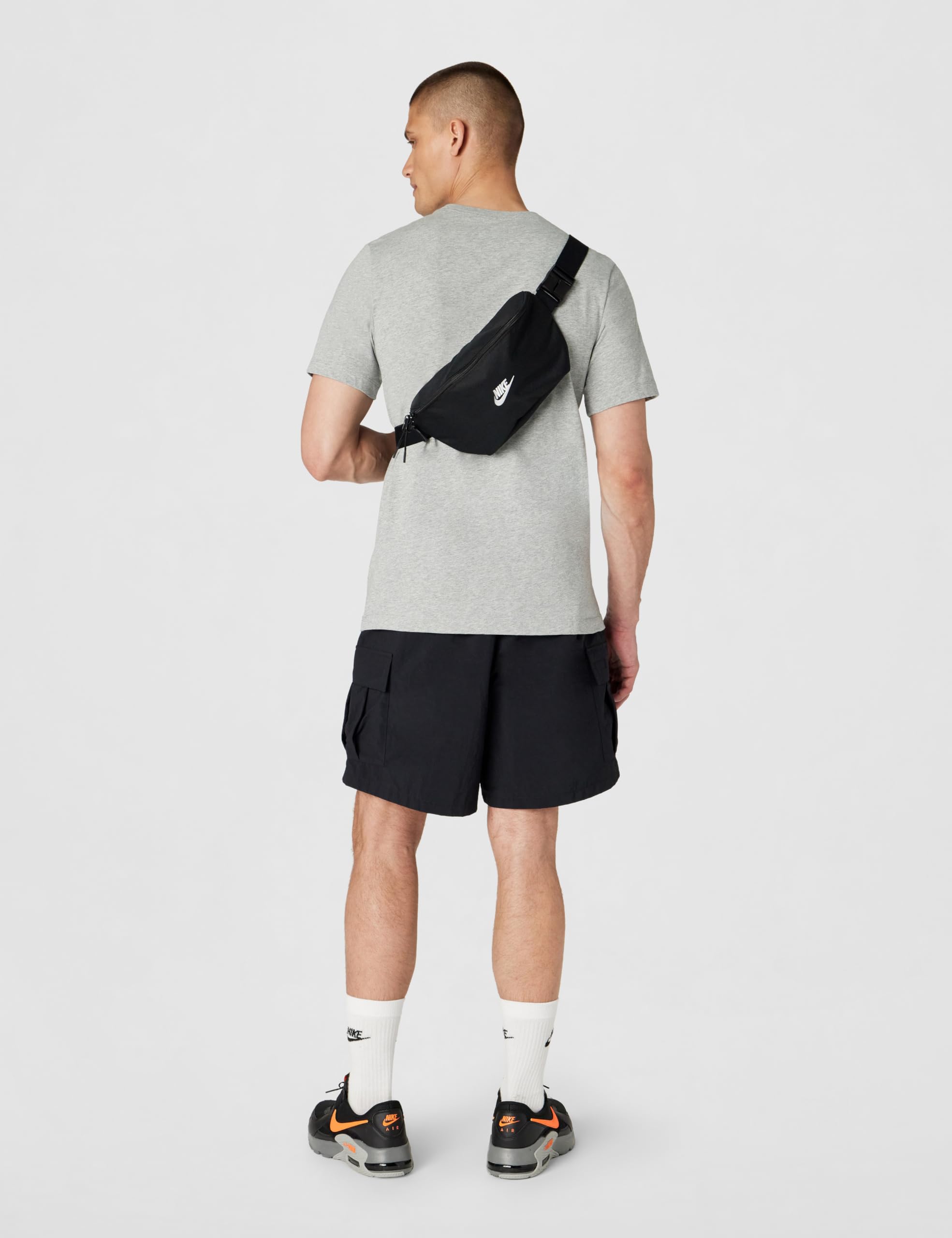 Nike Heritage 2.0 Sac Banane Black/Black/White One Size