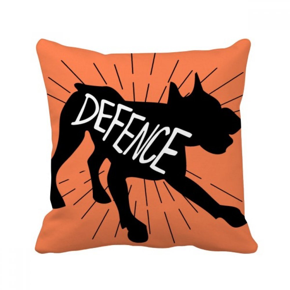 Oreiller âne noir silhouette coussin canapé déco maison 40x40cm insert inclus