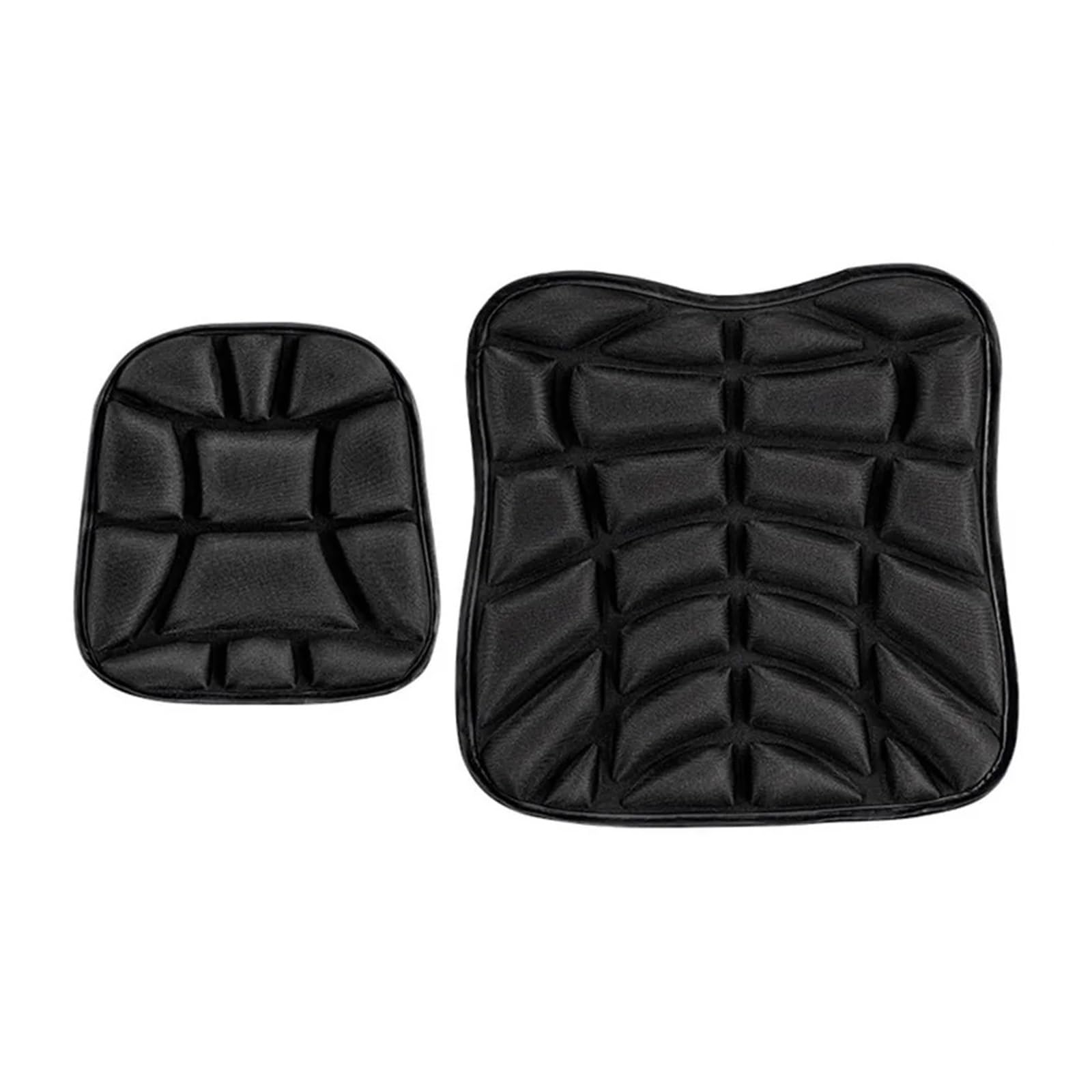 1/2 pezzi per moto per adattarsi al cuscino del sedile Cuscino in gel comfort 3D per ammortizzante universale traspirante Coprisedile per moto(2pcs set)