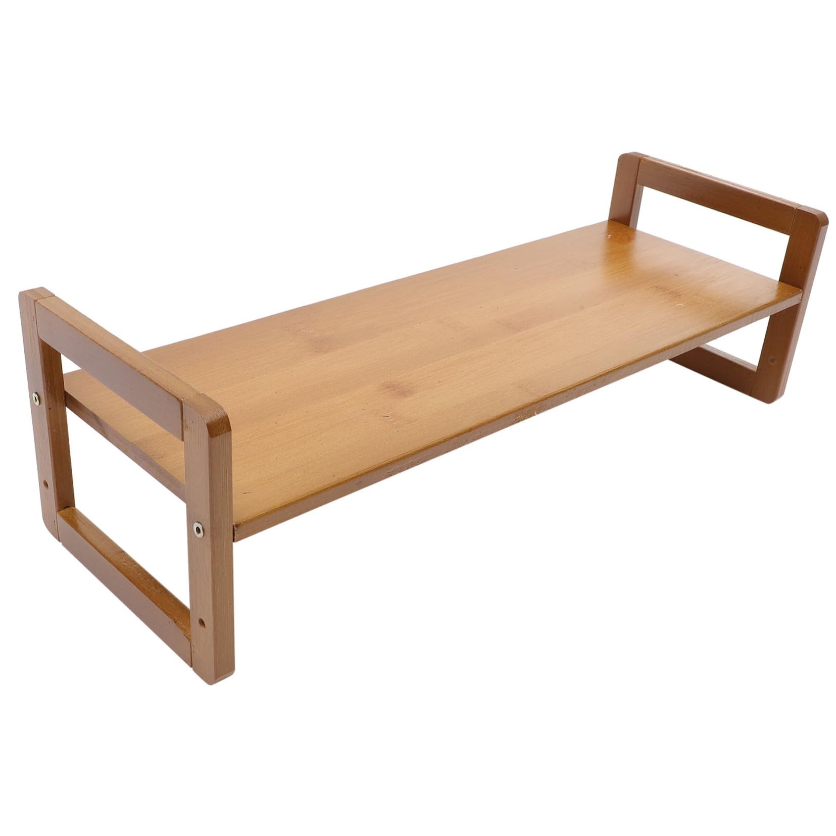Supporto per Laptop in Legno Rialzo Schermo da Scrivania Resistente alla Deformazione, per Case e Uffici, Supporto Gaming Portatile e Funzionale