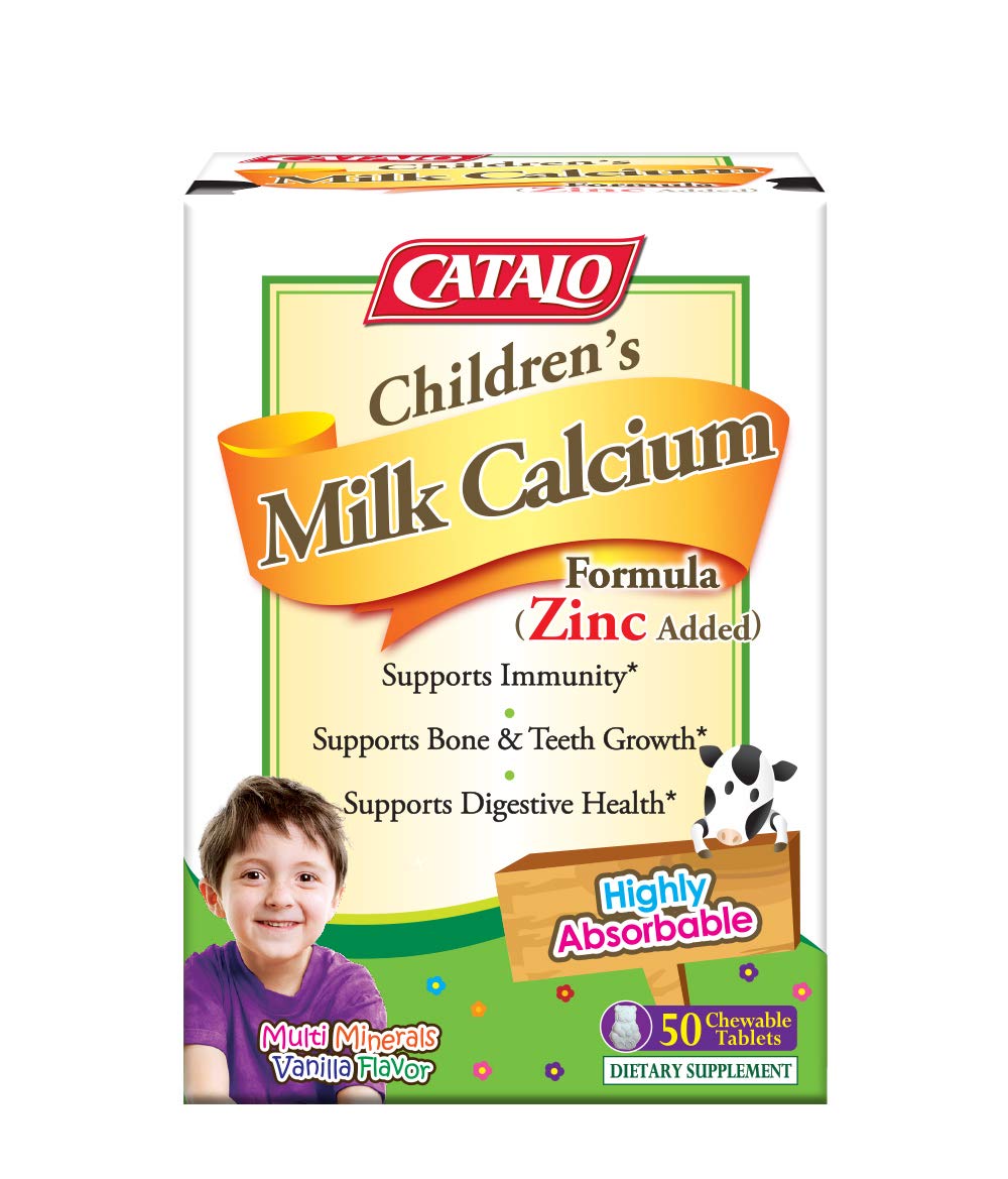 Buy CATALO Children's Milk Calcium Formula (Zinc Added) Promote Growth and Teeth Development