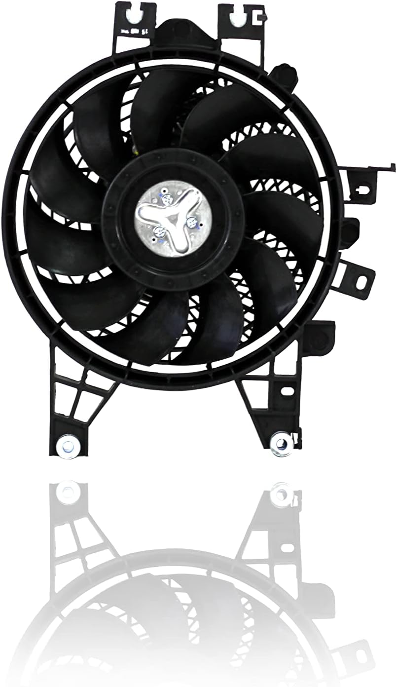 Cooling Direct Condenser Fan Assembly - 19.29 Inches, Compatible with Radiator, Toyota Sequoia (TO3113114, 8855034010)