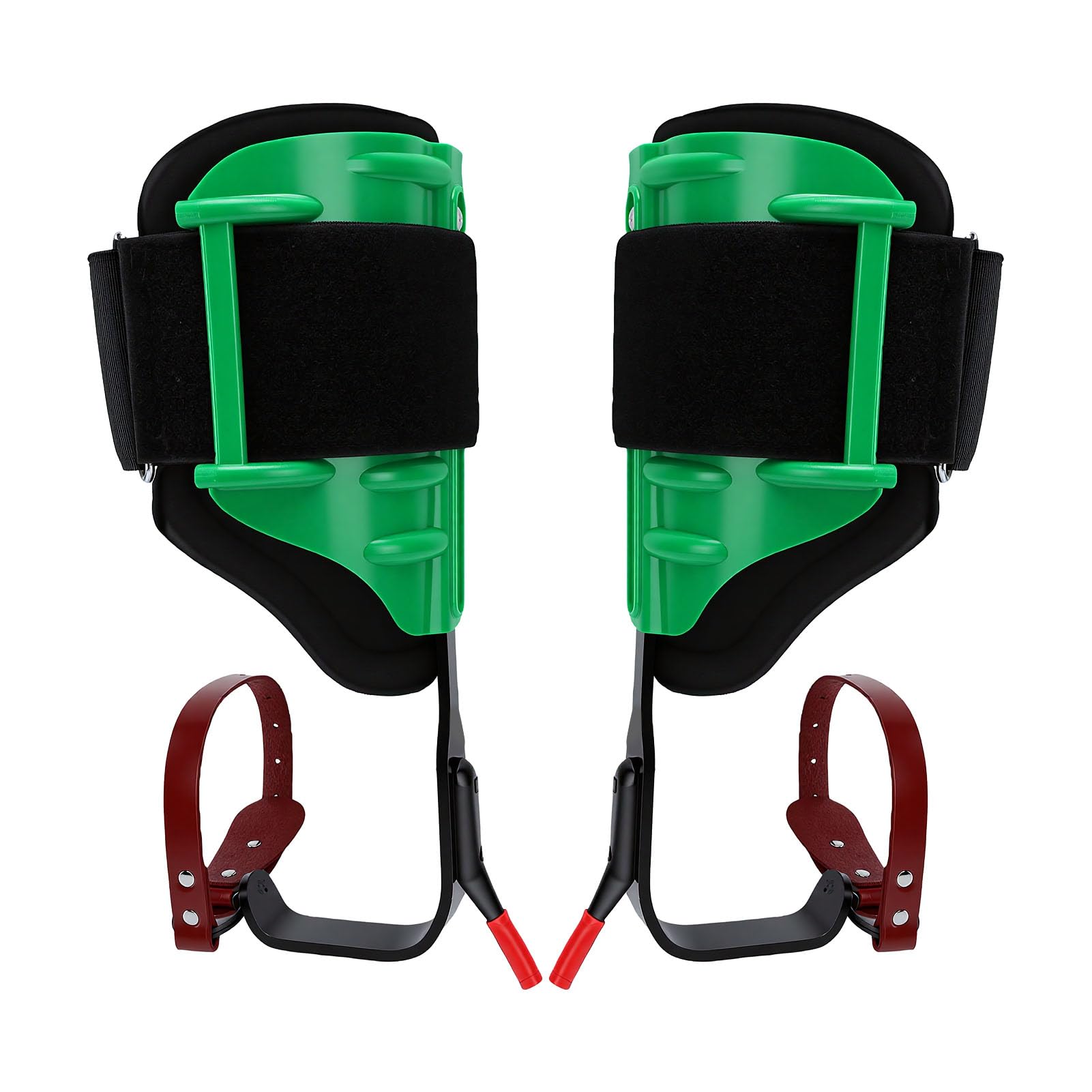 Sxhlseller Picos para Trepar árboles, Equipo de Escalada Ajustable de Acero con Correas y Pedales para Recolección de Frutas, Jardinería, Trabajos Forestales y Escalada Científica de árboles