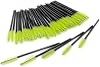 Fenny's Creations 100 Black Mascara Disposable Eyelash Extension Applicator Spooler Brushes Travel Lime Green Mascara