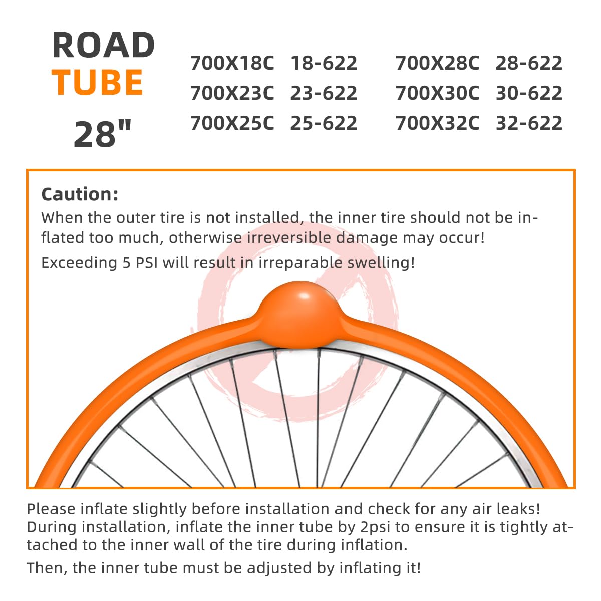 Cámara Bicicleta Carretera TPU Ultraligera 30g 700x18/23/25/28/30/32C Válvula Presta 45/65/85mm