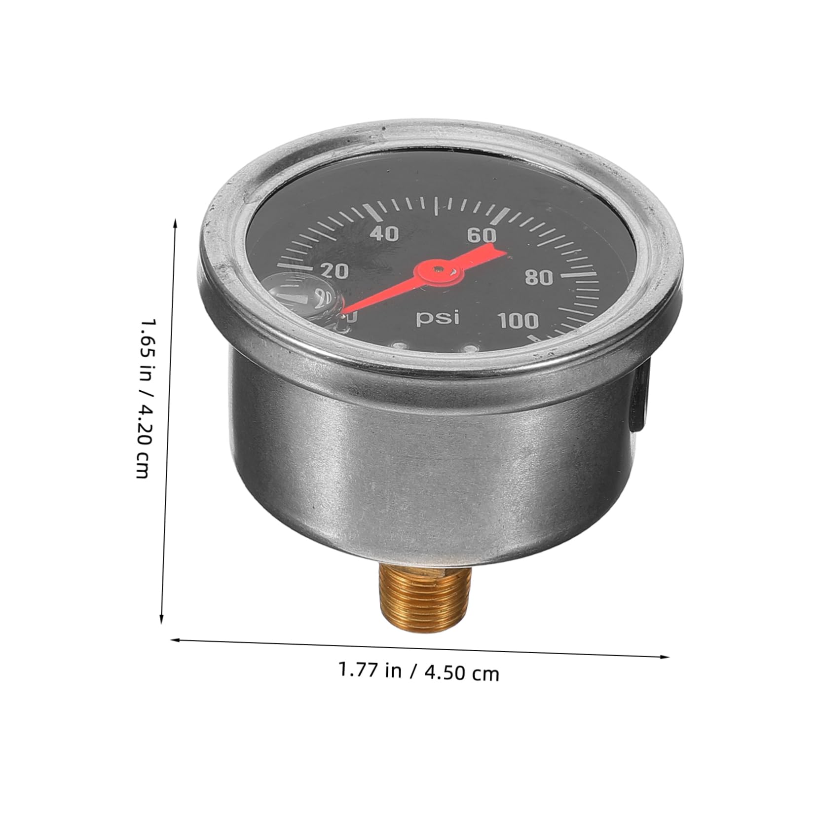 SOLUSTRE 3pezzi Manometro Per Pressione Gasoline Auto Misuratore Pressione Carburante Design Compatto e Leggero Per Test Sicuri Su Sistemi Di Carburante Auto