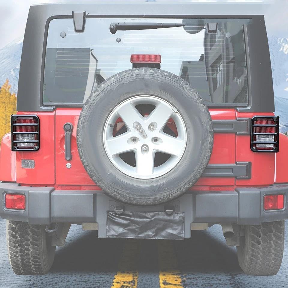 Accesorios cubierta protectora Jeep Wrangler JK 2007-2017 de diseño metálico premium 2