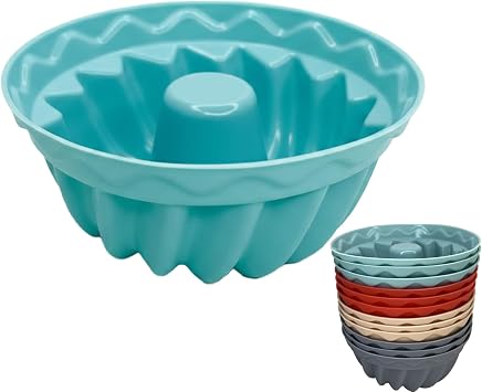 12 Pcs Moldes para Mini Gelatina-Bakeable Silicone Mini Chocoflan Cake-Pumpkin Cake Silicone Mold Jelly-Reusable Molds