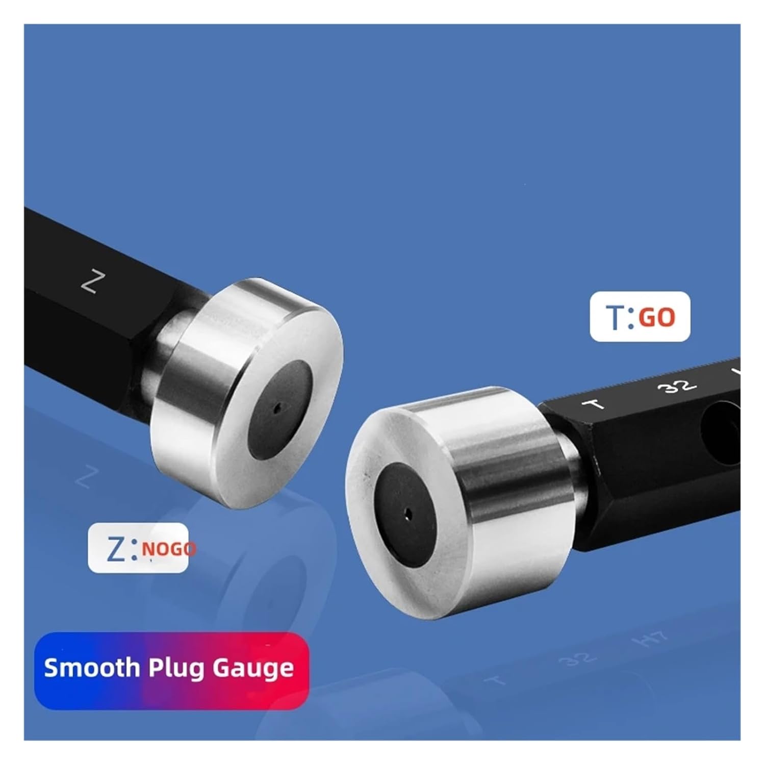 1 Φ2-60mm Smooth Gauge, Suitable for Passage and Stop gauges, Inner Diameter gauges, Hole Diameter gauges, and Inner Hole gauges, high Precision H7(31.0 H7)