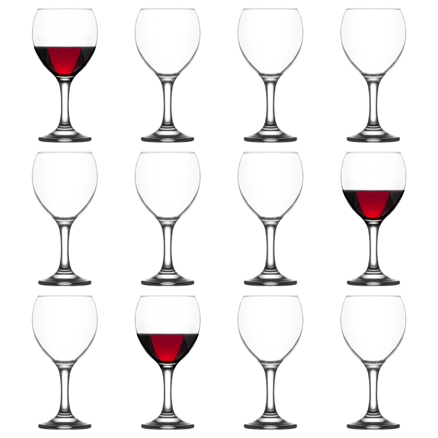Misket Red Wine Glasses - 260ml - Pack of 12