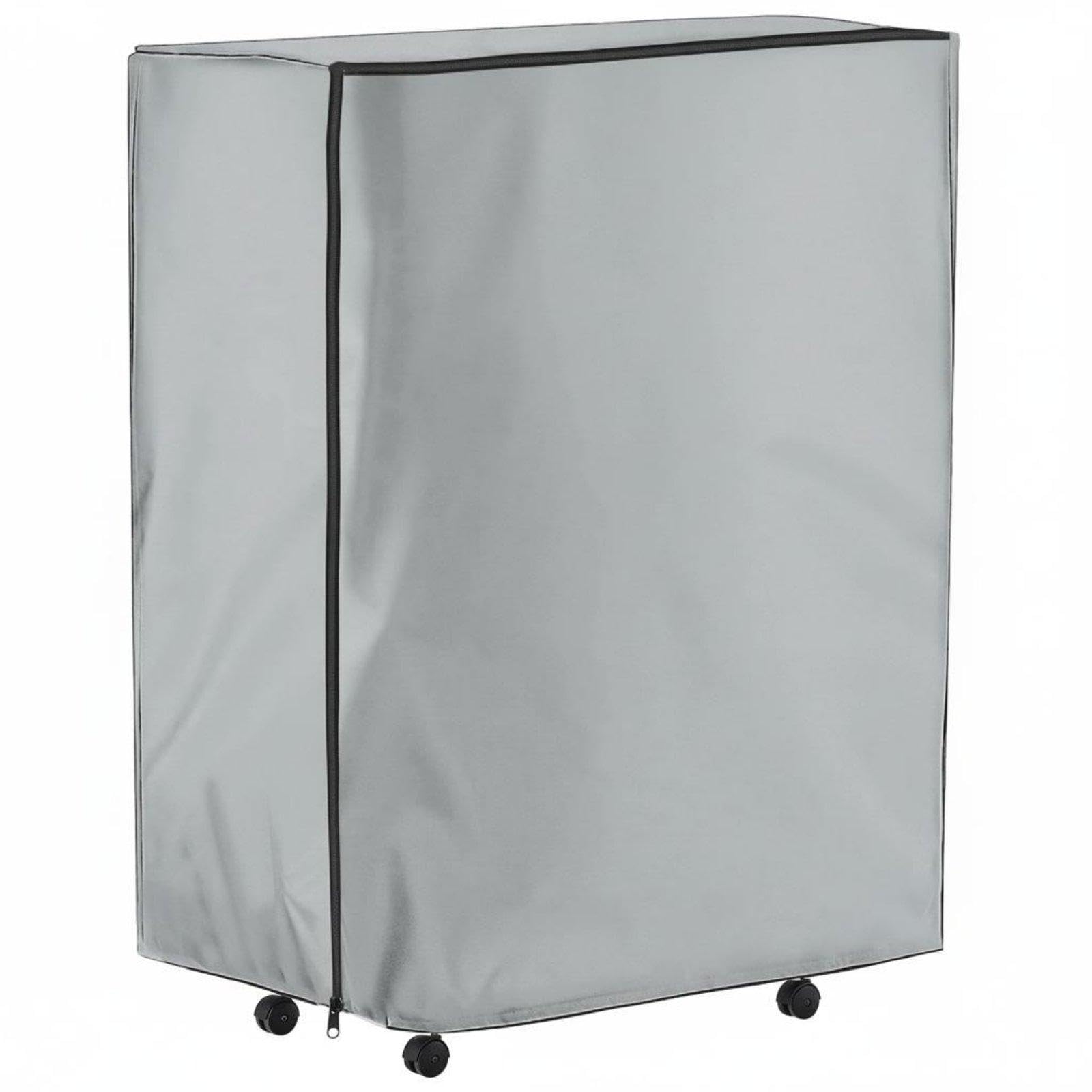 Folding Bed Cover Dustproof Portable Cot Dust Cover Waterproof Guest Bed Protector for Outdoor Gray 85-33-107cm-image-19