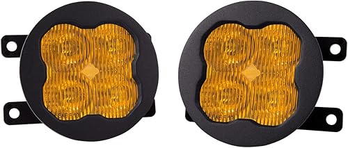 Diode Dynamics Kit de luces antiniebla LED SS3 compatible con Subaru Forester 2014-2018, amarillo SAE Fog Max